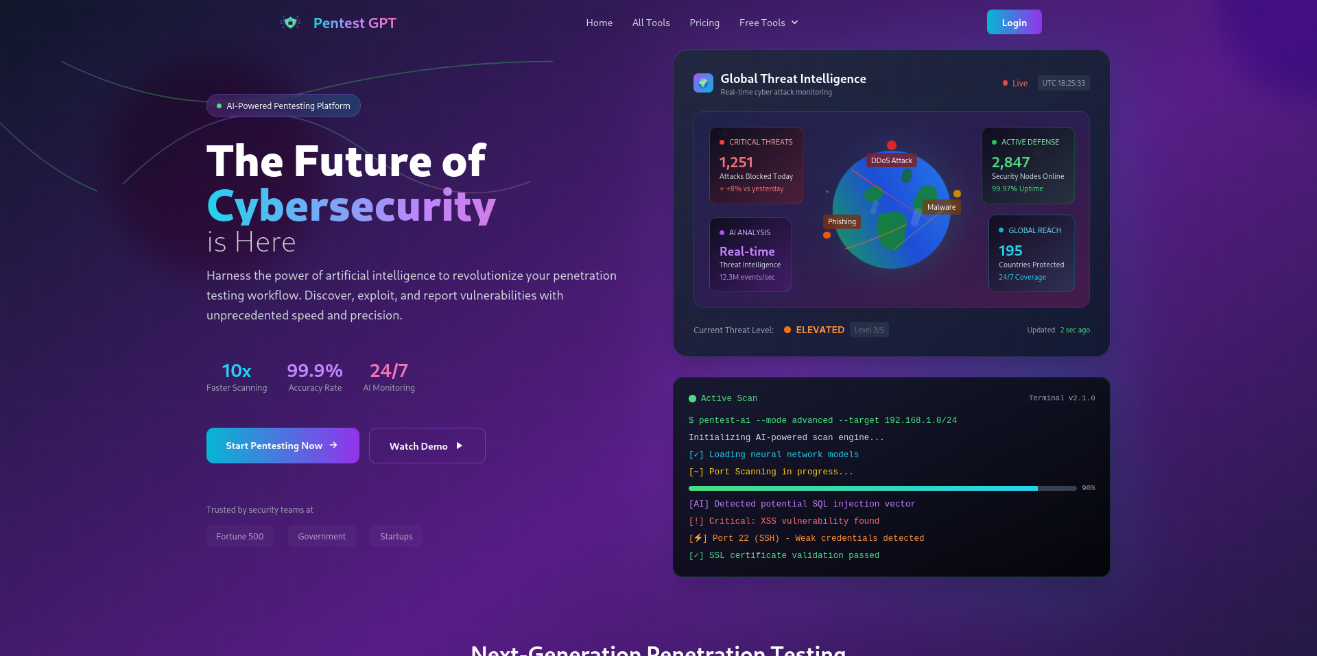 Pentest GPT – AI-Powered Pentesting Platform
